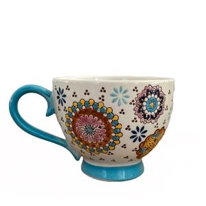 Anthropologie Dutch Wax Mug